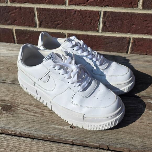Nike Air Force 1 Low Pixel "White" - Picture 1 of 7